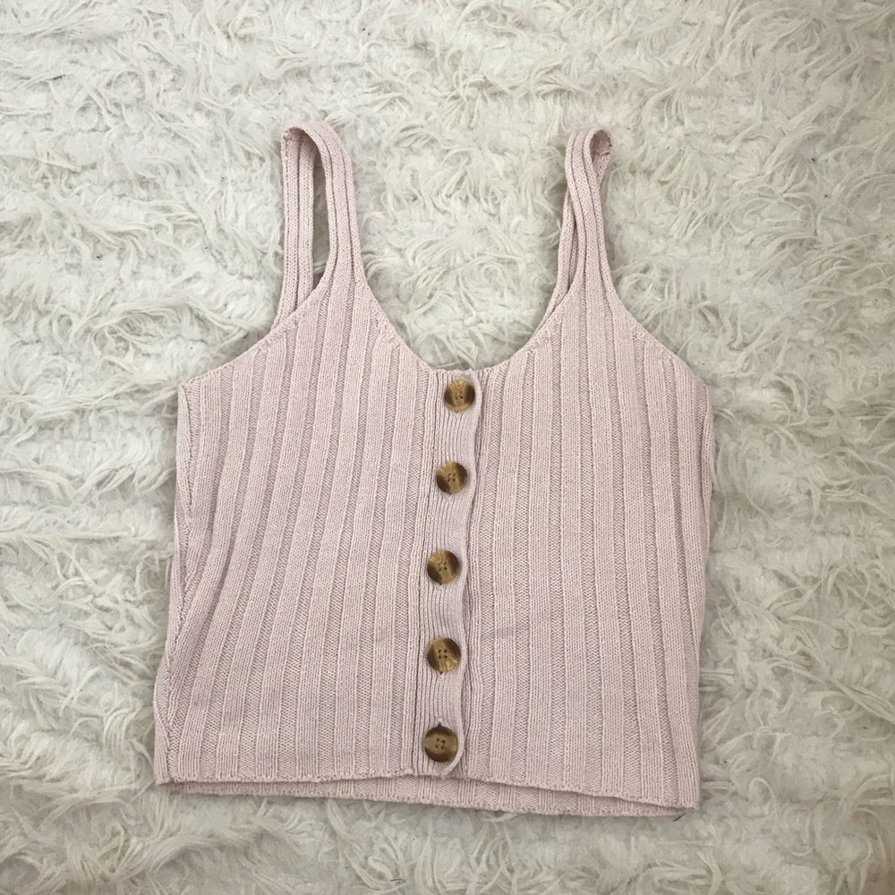 Button Up Tank Top